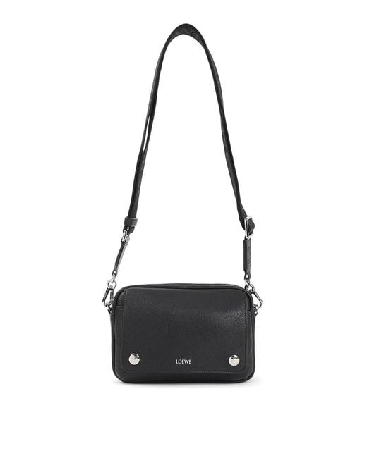 Loewe Black Pebble Messenger Small Bag
