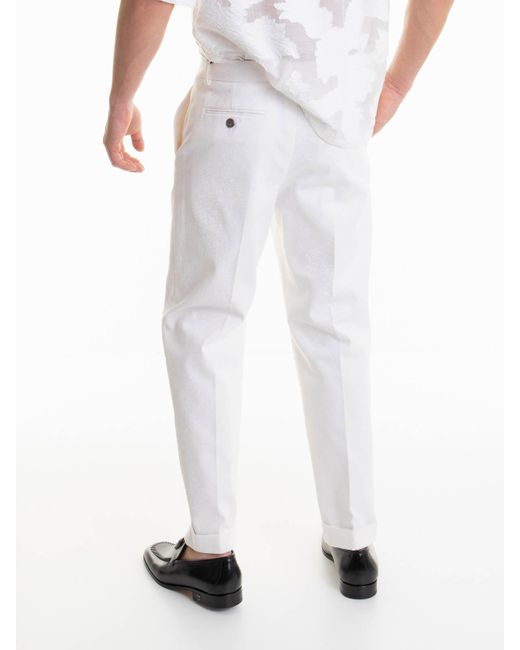 Roberto Cavalli White Pants for men