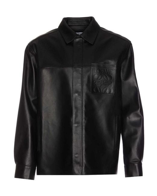 Loewe Black Overshirt Jacket for men