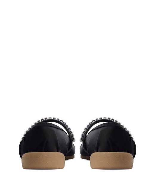 Giuseppe Zanotti White Satin Ballets