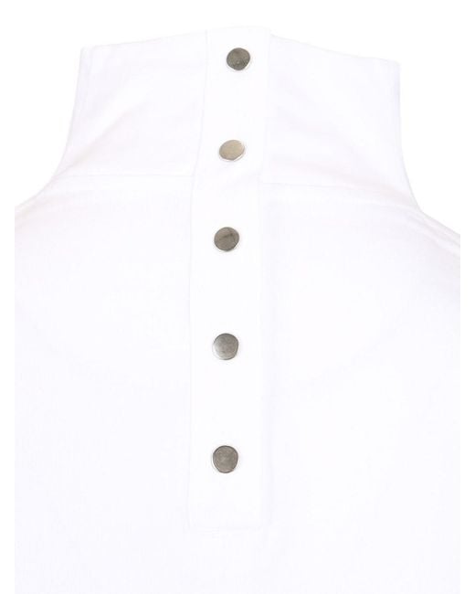 Alaïa White Triangle T-Shirt