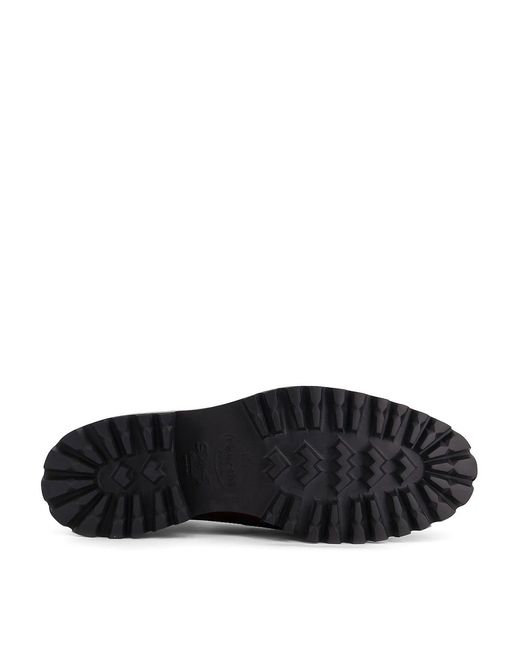 Church's Brown Lented String Shoes for men