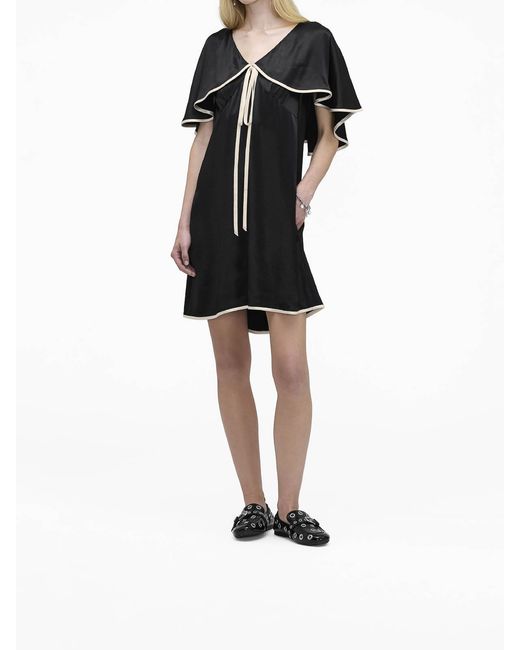 Marc Jacobs Black Cape Mini Dress