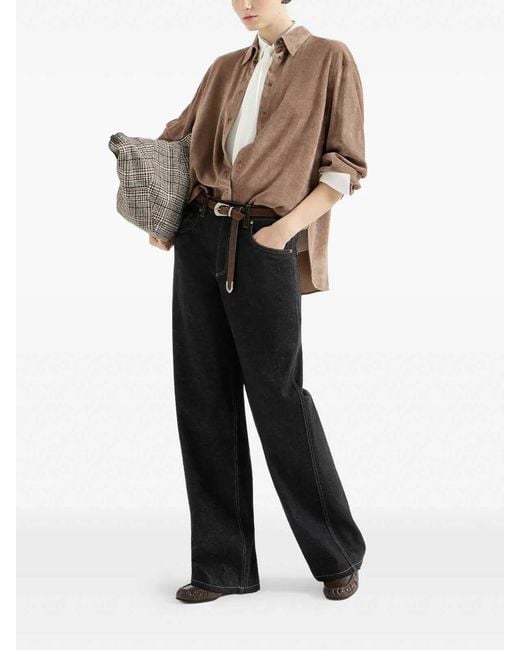 Brunello Cucinelli Black Denim Pants