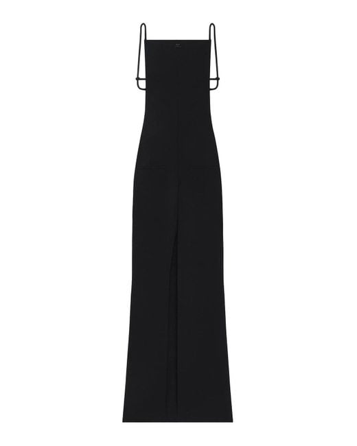 Courreges Black Infinity Allover Jumpsuit
