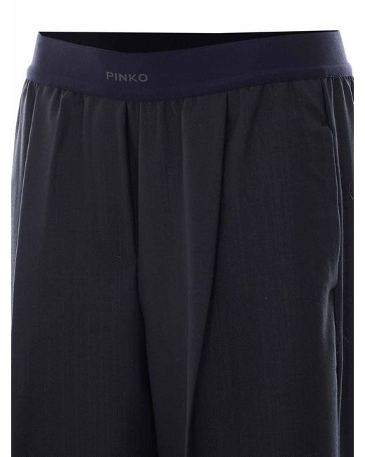 Mulberry Blue Phaius Striped Pants