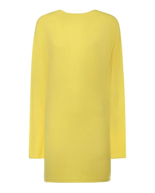 Jacquemus Yellow "Mistral" Dress
