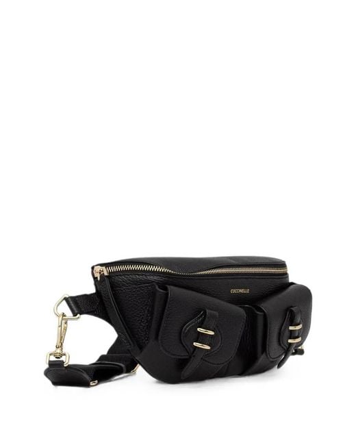 Coccinelle Black Handbag Grained Leather Noir