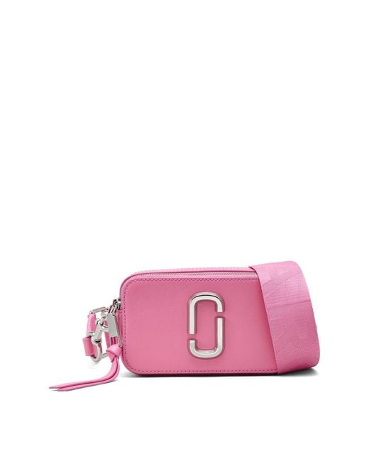 Marc Jacobs Pink The Solid Snapshot Crossbody Bag