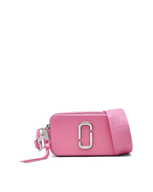 Marc Jacobs Pink The Solid Snapshot Crossbody Bag