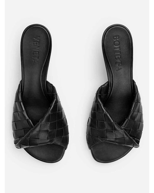 Bottega Veneta Black Blink Sandal