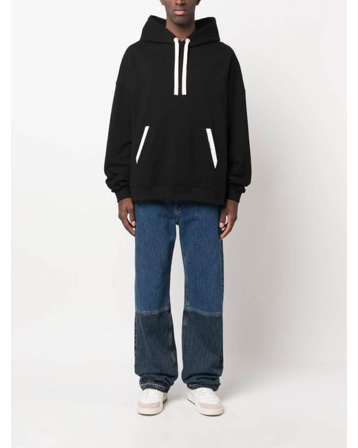 Palm Angels Black Sweatshirt for men