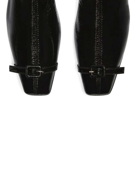 Courreges Black CourrÈ Ges Naplak Boot