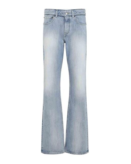 Balenciaga Blue Low Waist Pants