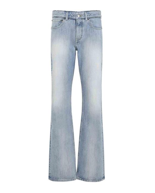 Balenciaga Blue Low Waist Pants