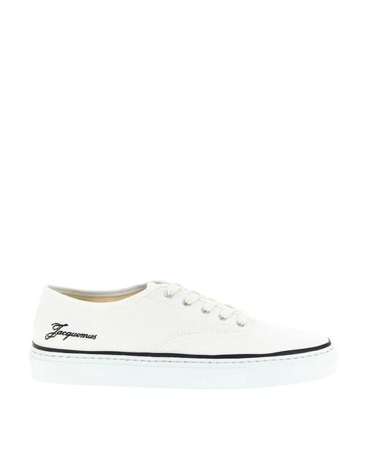 Jacquemus White Les Fefe Sneakers for men