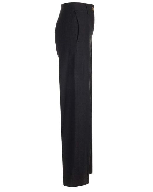 Patou Blue Stretch Tweed Trousers