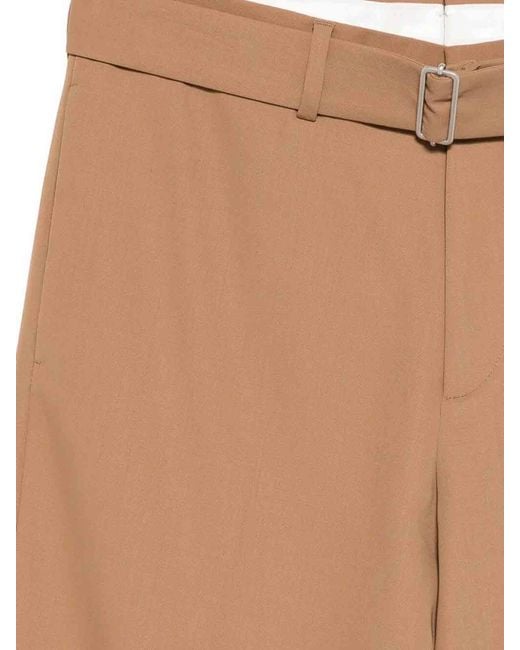 Lardini White 'Drop Reg' Pants for men