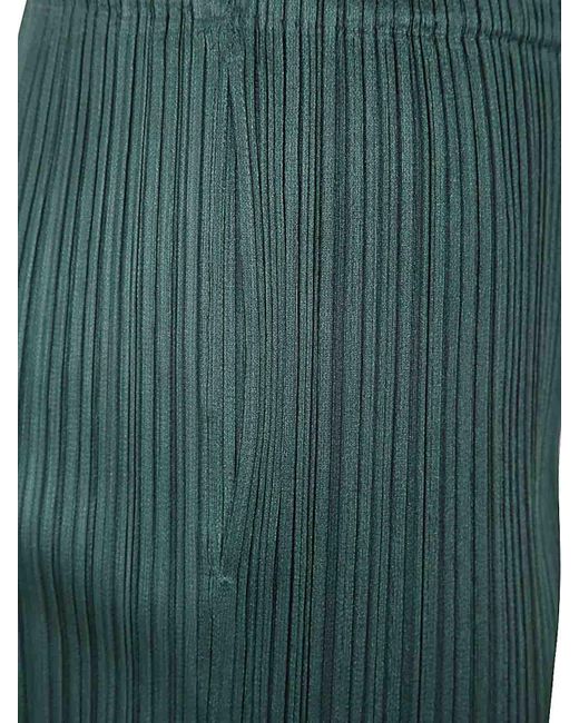 Pleats Please Issey Miyake Green Monthly Colors Febraury Pants