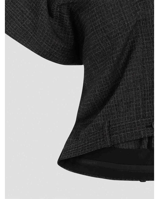 Balenciaga Black Tailored Top