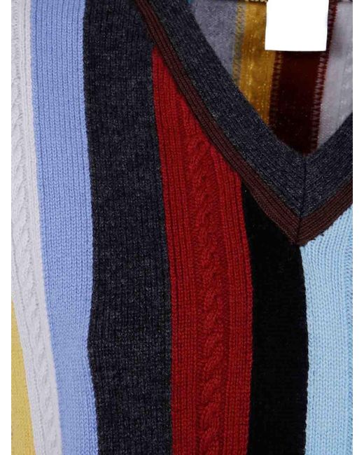 Paul Smith Blue Printed Top