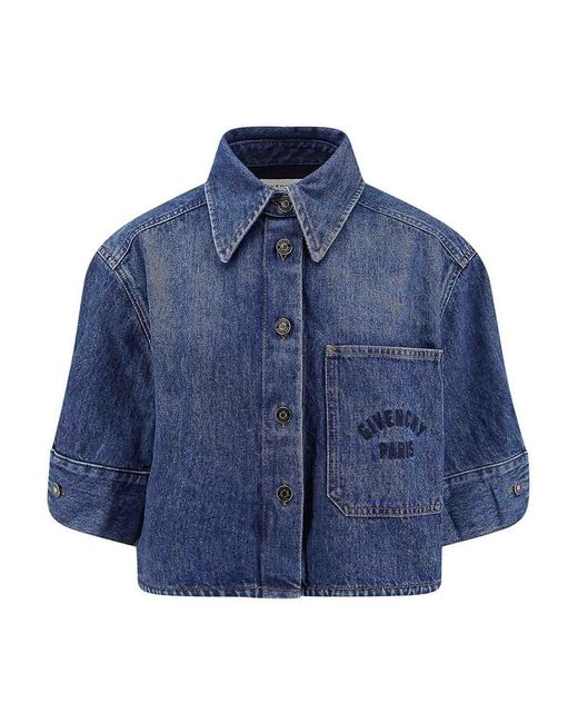 Givenchy Blue Cocoon Shirt
