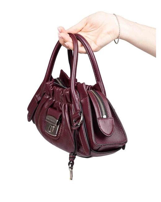 Marc Jacobs Purple The Cristina Small Satchel Handbag