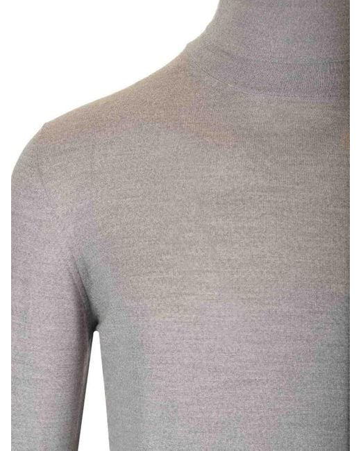 Mauro Ottaviani Gray Wool Turtleneck Wish for men