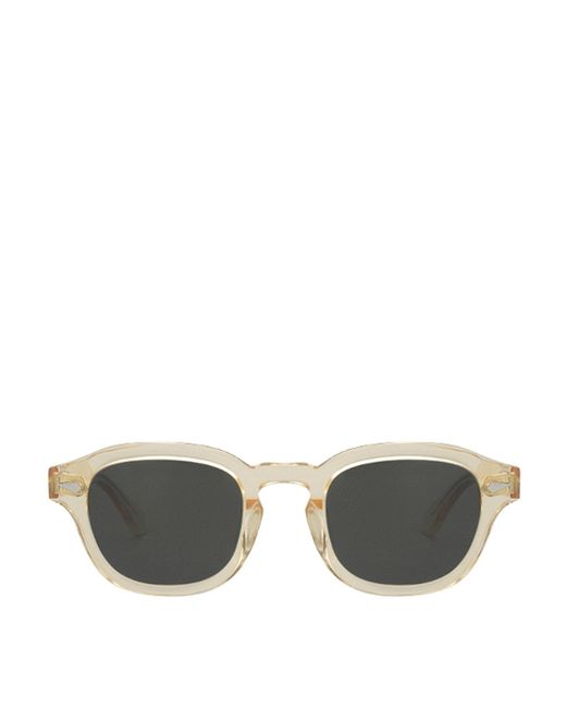 Lesca Lunetier Gray Sunglasses for men