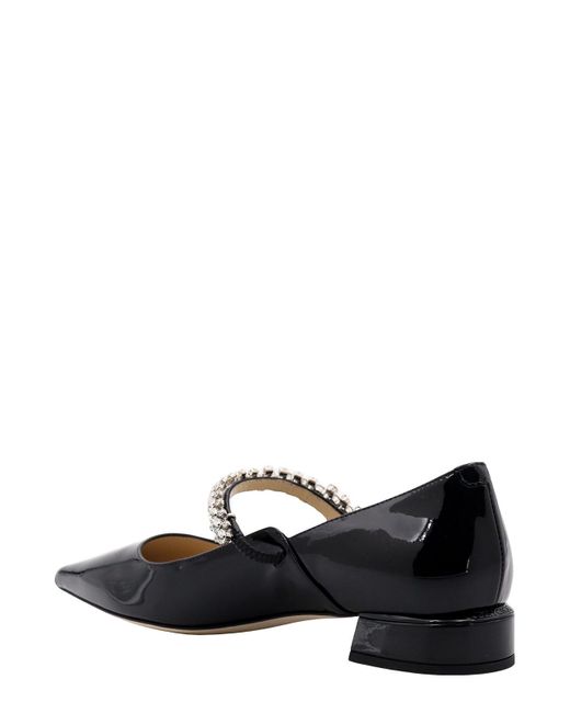 Jimmy Choo Black Patent Leather Dcollet