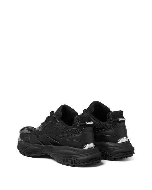 Versace Black Sneakers Fabric for men