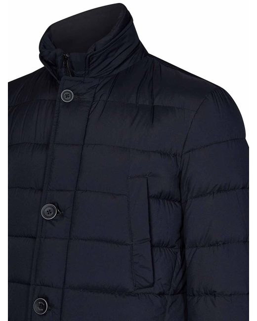 Herno Blue Padded Coat for men