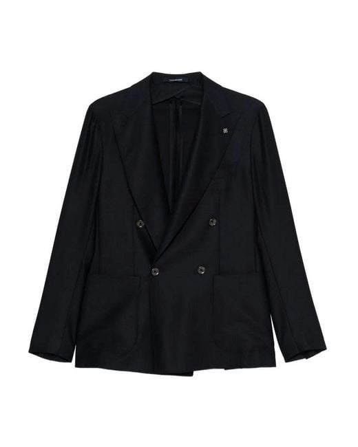 Tagliatore Black 'Montecarlo' Jacket for men