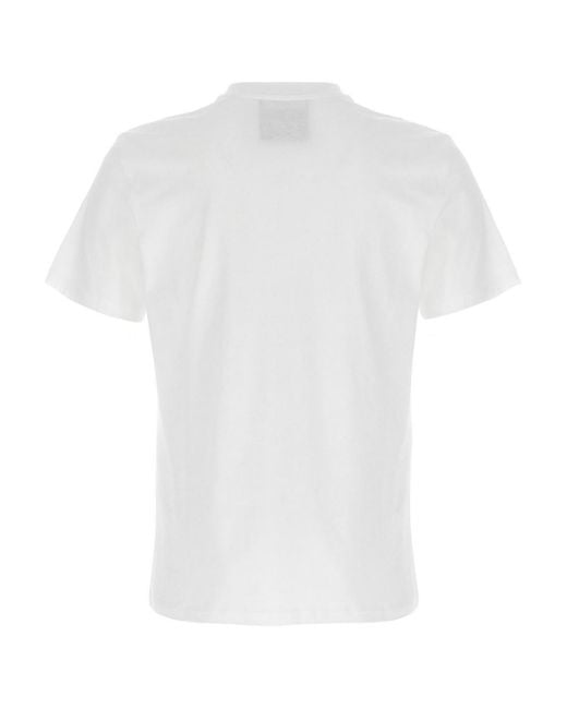Moschino White 'Teddy' Print T-Shirt for men