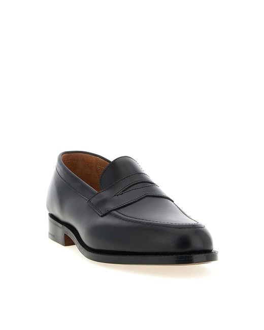 Tricker's Black Havard Loafers for men