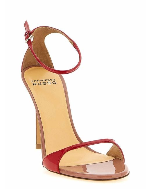 Francesco Russo Pink R1S1023 Sandals