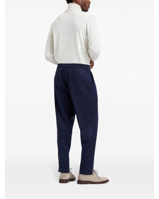 Brunello Cucinelli Blue Pants for men