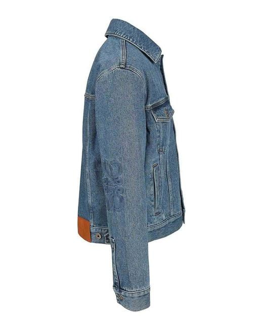 Loewe Blue Anagram Denim Jacket for men
