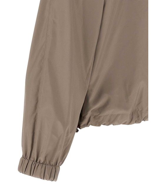 Brunello Cucinelli Brown Foldable Unlined Jacket for men
