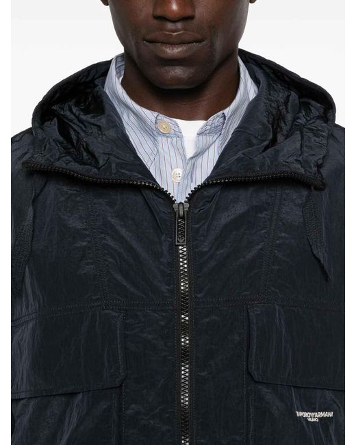 Emporio Armani Blue Jacket for men