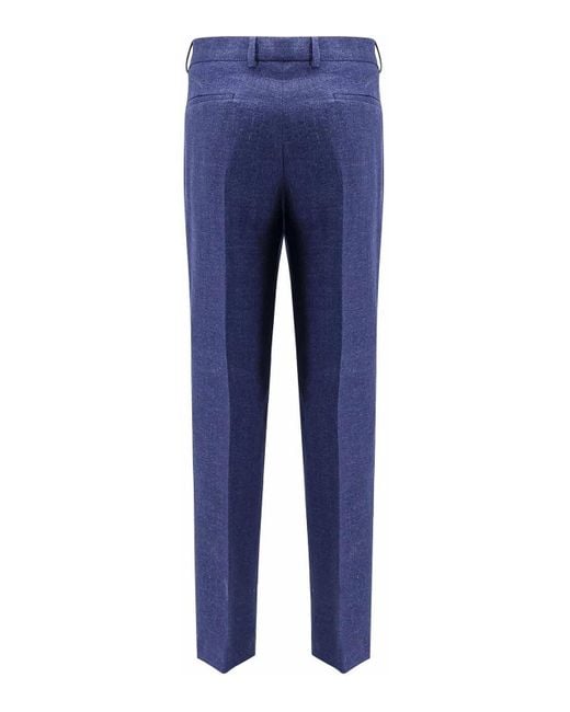 Brunello Cucinelli Blue Trousers for men