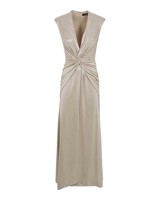 Ralph Lauren Natural Knit Gown Dress