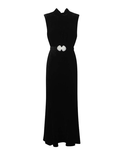 Saloni Black Dress