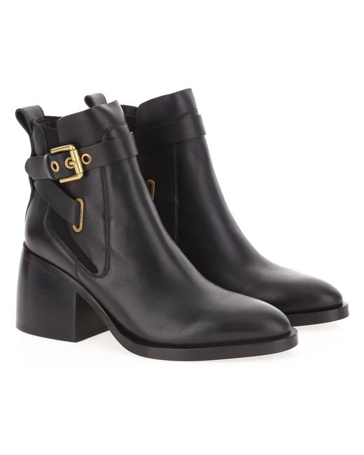 See By Chloé Black Averi Boots