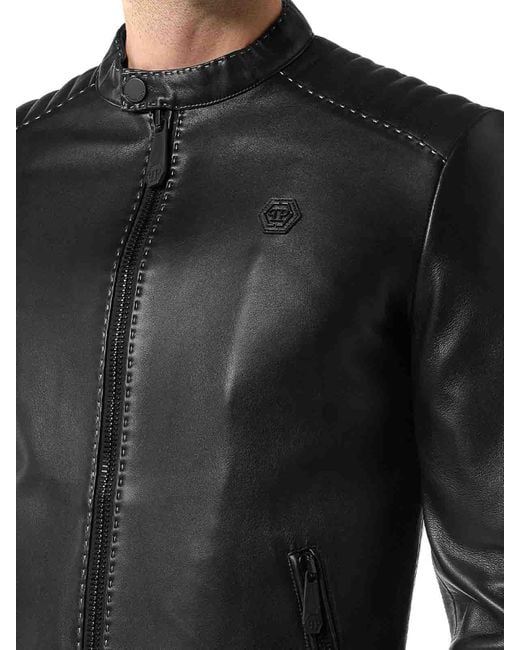 Philipp Plein Black Giacca for men