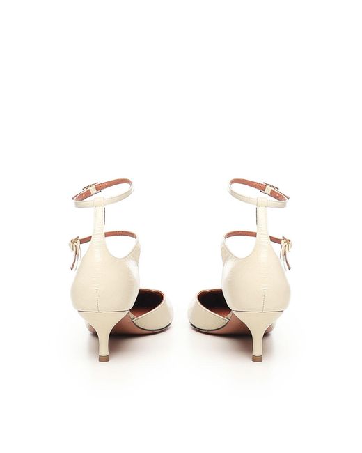 Giuliano Galiano Metallic Joana Slingback Pumps
