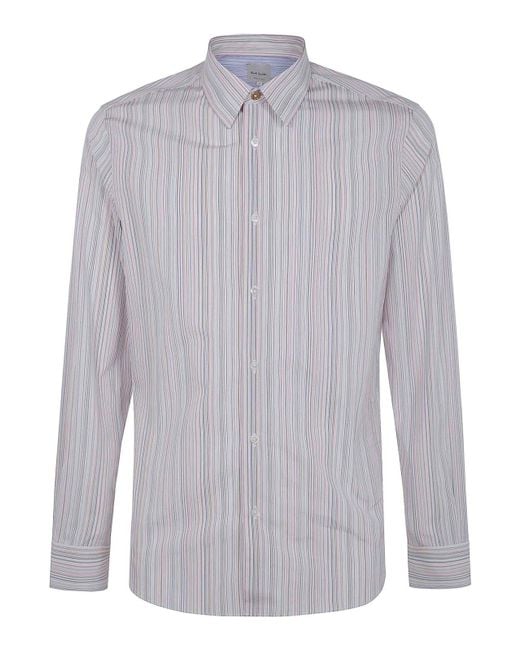 Paul Smith Blue Sc Slim Fit Shirt for men