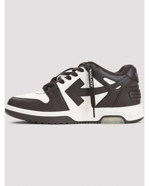 Off-White c/o Virgil Abloh Brown Chocolate And Out Of Office Sneakers for men