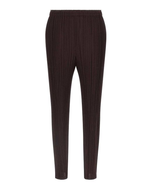 Pleats Please Issey Miyake Brown Monthly Colors July Pants