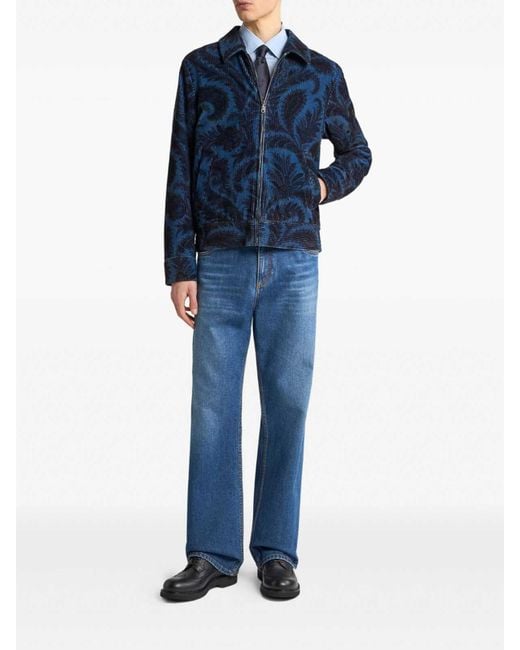 Etro Blue Outerwear for men